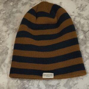 Zara Adventure Striped Brown/Navy Beanie